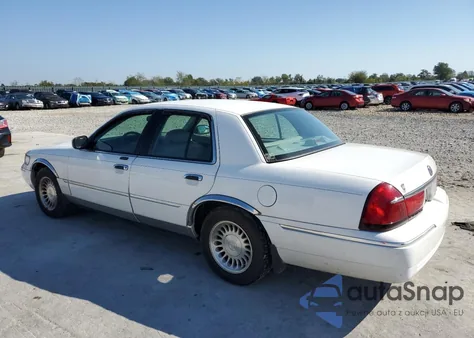 2001 Mercury Grand Marquis Ls z USA, uszkodzony, nr VIN 2MEFM75WX1X672220